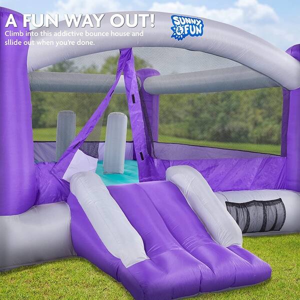 Inflatable Bounce House Giant 12x10.5 Feet Blow-Up Jump Bouncy Castle